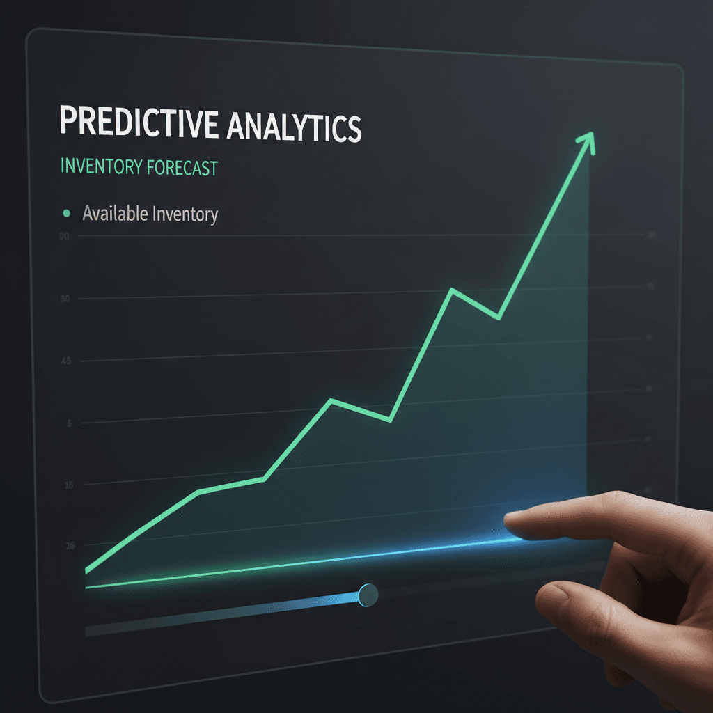 Predictive inventory analytics dashboard