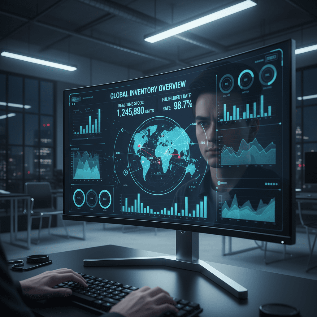 Real-time inventory synchronization dashboard